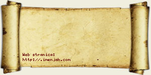 Olga Radovančević vizit kartica